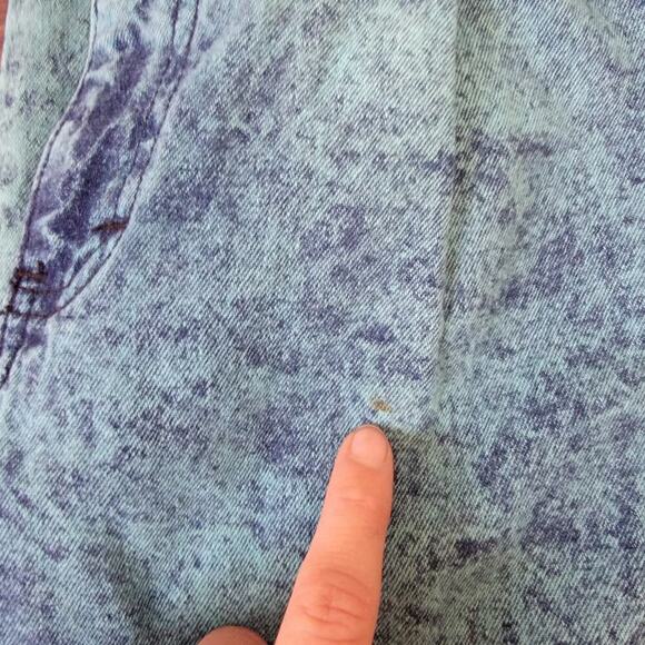 Vintage Teal Sundance 80's Acid Wash Denim Mom High Rise Pants Jeans Women's M - Picture 12 of 12